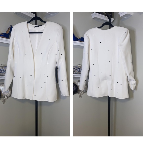 Behno Jackets & Blazers - Behno Earna White Blazer